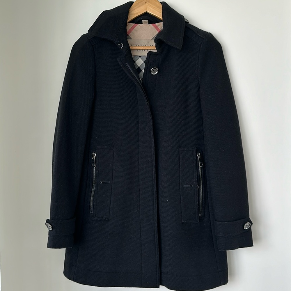 Burberry Brit Wool & Cashmere Pea Coat